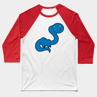 Blue dino Baseball T-Shirt